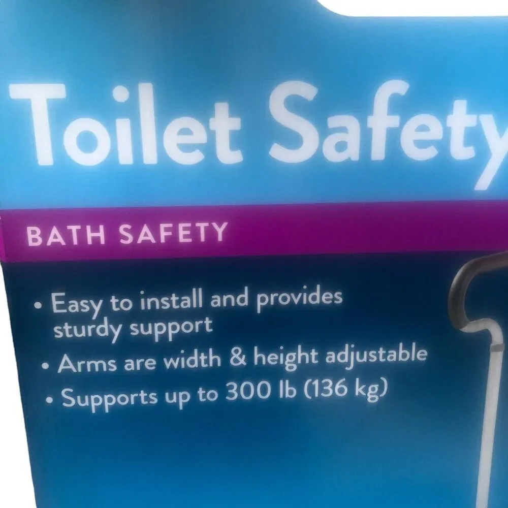 Walgreens Bath Safety Bedside Toilet - Supports up to 350 Pounds